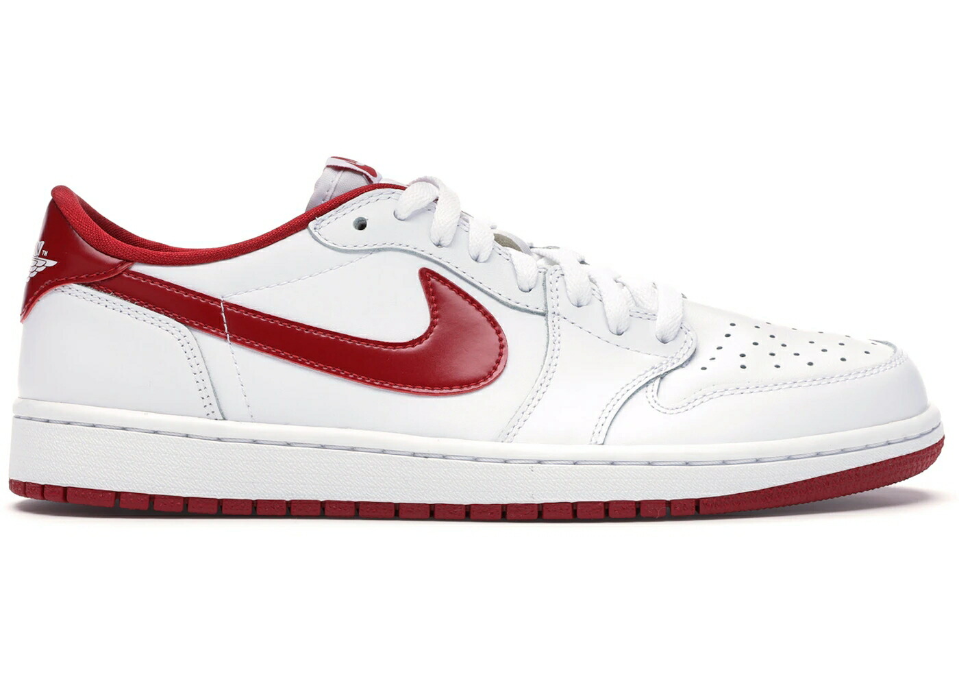 ナイキ ジョーダン 白いこと 白いこと 赤 赤いこと スニーカー メンズ JORDAN 1 RETRO LOW WHITE VARSITY RED / WHITE VARSITY RED WHITE