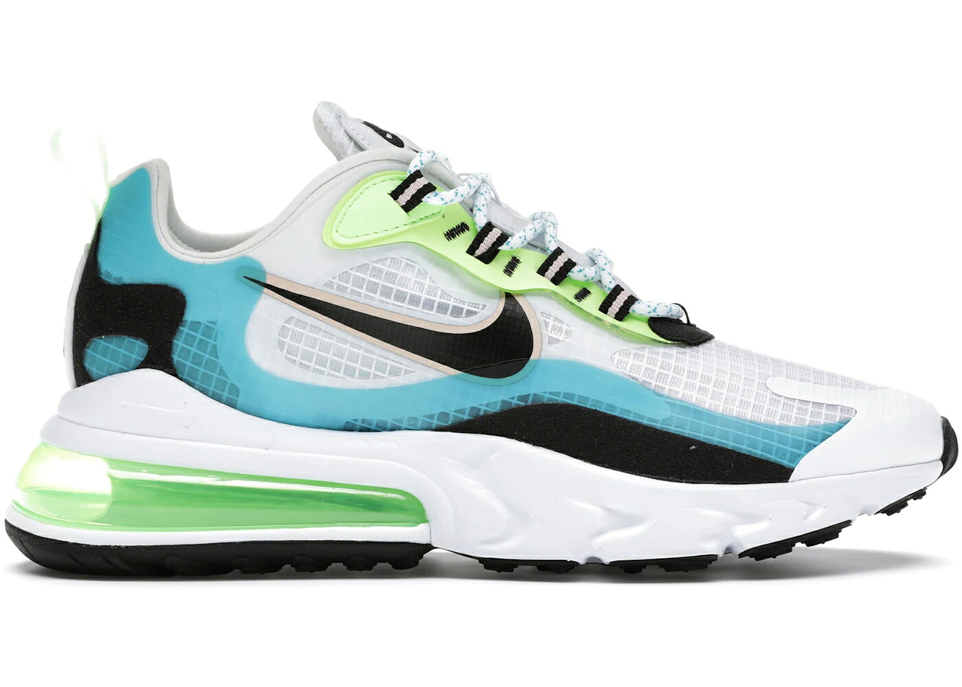 ナイキ マックス リアクト アクア 緑 グリーン エアマックス スニーカー メンズ NIKE AIR MAX 270 REACT ORACLE AQUA GHOST GREEN / ORACLE AQUA GHOST GREEN WASHED