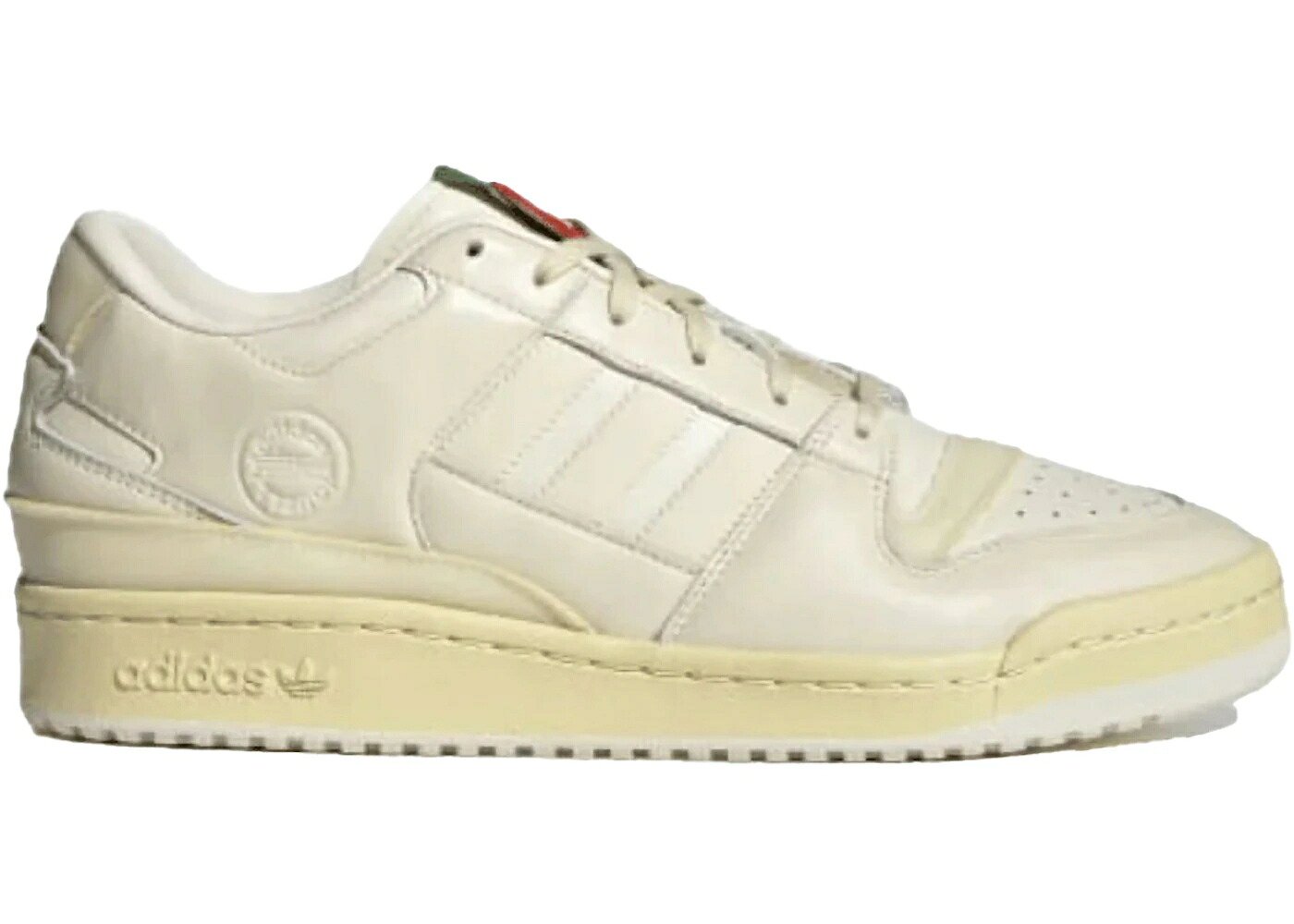 アディダス フォーラム コア 白色 ホワイト スニーカー メンズ ADIDAS FORUM LOW FOOTSHOP QUELL BEATS / ECRU TINT CORE WHITE CORE WHITE|スニケス