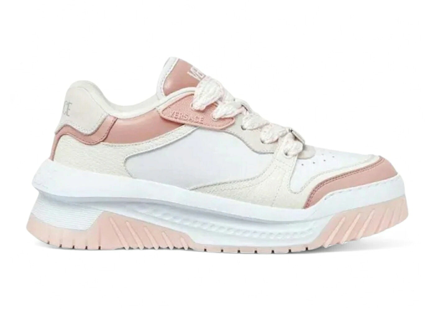 ヴェルサーチェ 白いこと 白いこと サクラ色 WOMEN\u0027S スニーカー レディース VERSACE ODYSSEY LOW TOP WHITE PINK (WOMEN\u0027S) / WHITE PINK