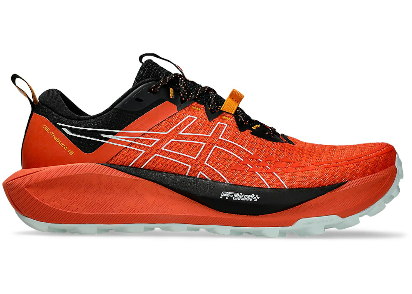 アシックス サー青少年 橙 オレンジ色 純然たる アクア スニーカー メンズ ASICS GEL-TRABUCO 13 NOVA ORANGE PURE AQUA / NOVA ORANGE PURE AQUA