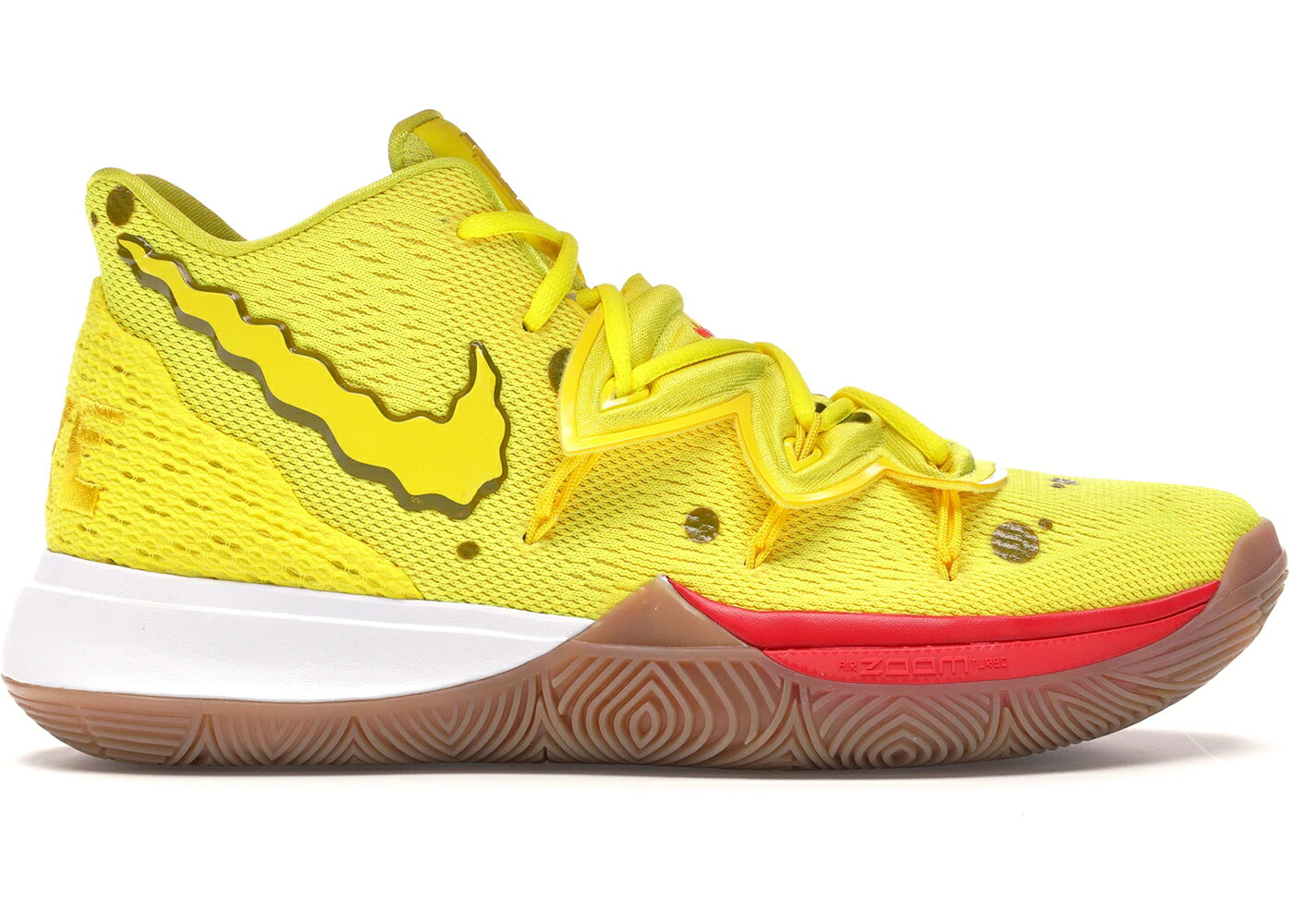 ナイキ カイリー 海綿質シリング 黄味がかった 黄み スニーカー メンズ NIKE KYRIE 5 SPONGEBOB SQUAREPANTS / OPTI YELLOW OPTI YELLOW