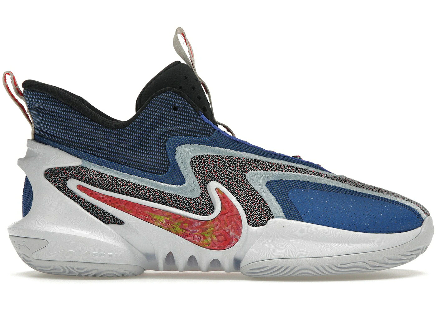 ナイキ 青味 青み クリムゾン スニーカー メンズ NIKE COSMIC UNITY 2 BLUE JAY BRIGHT CRIMSON / OFF NOIR MULTI COLOR FOOTBALL