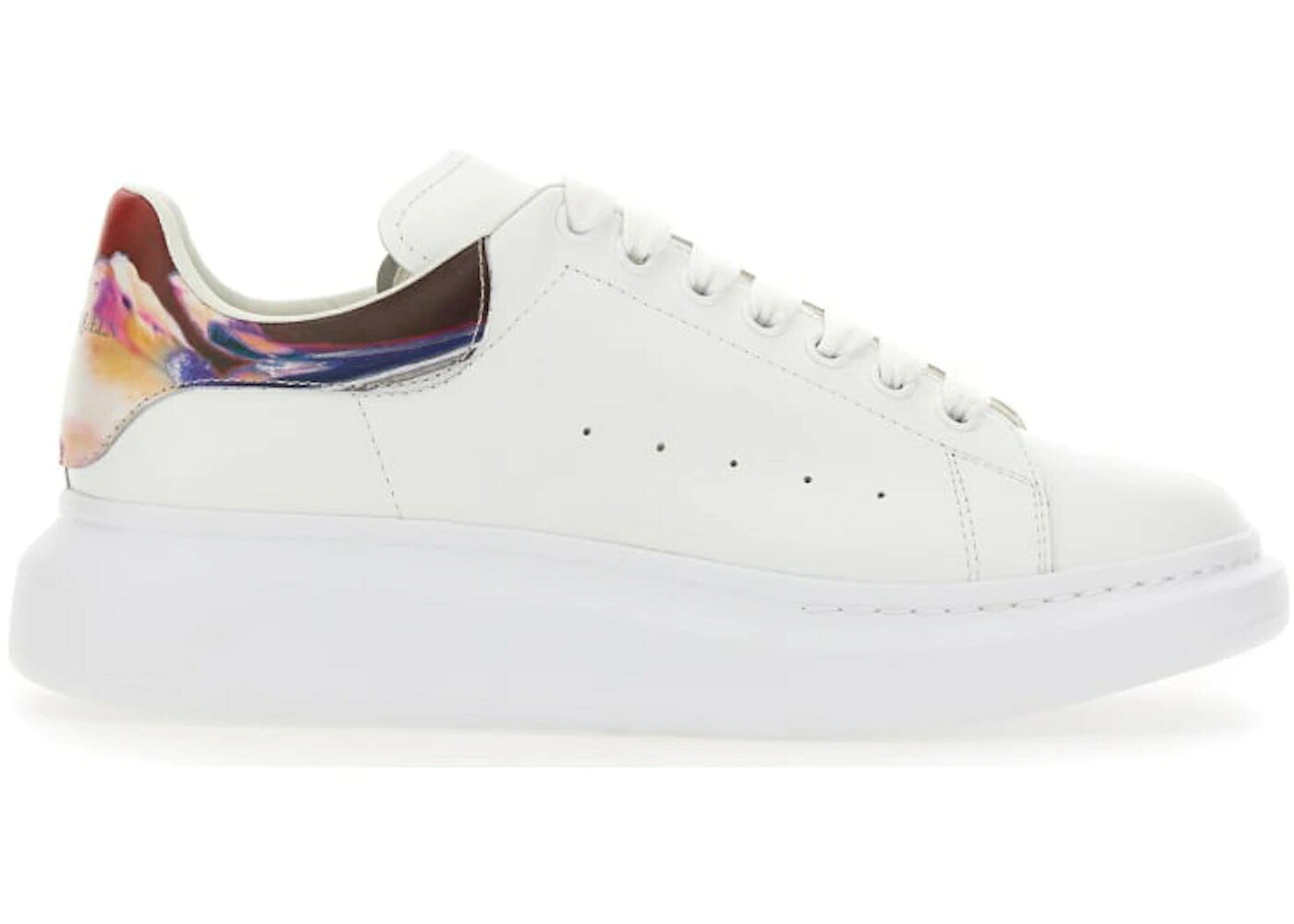 アレキサンダーマックイーン 白色 ホワイト スニーカー メンズ ALEXANDER MCQUEEN ALEXANDER MCQUEEN OVERSIZED WHITE MARBLE / WHITE MULTICOLOR