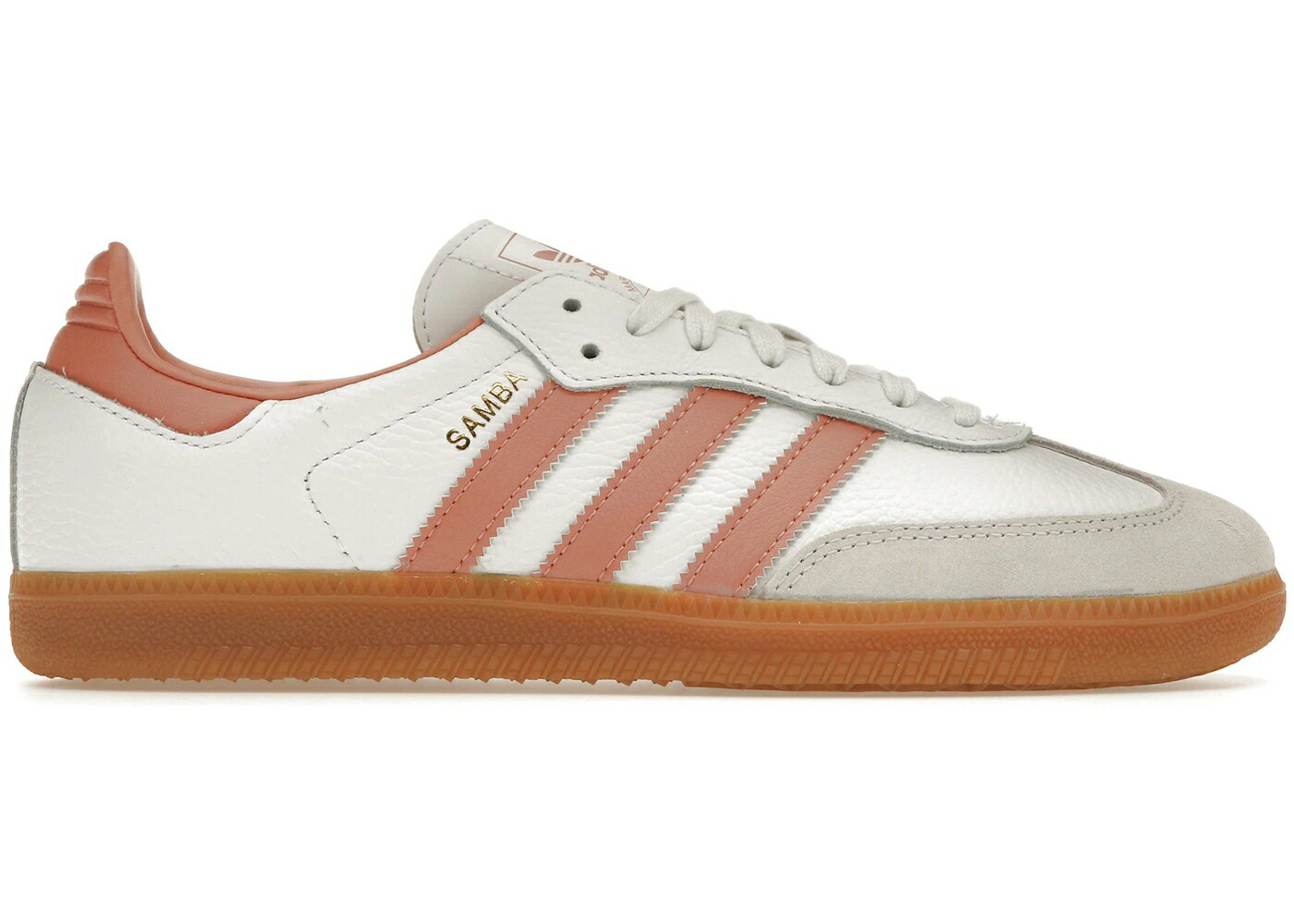 アディダス サンバ 白色 ホワイト WOMEN'S スニーカー レディース ADIDAS SAMBA OG WHITE WONDER CLAY GUM (WOMEN'S) / CLOUD WHITE WONDER CLAY CRYSTAL