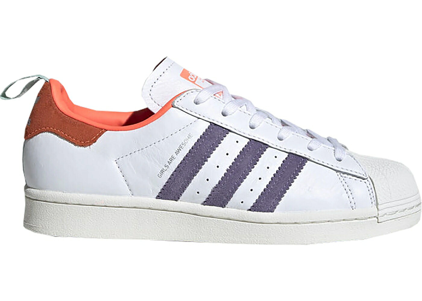 アディダス スーパースター 白色 ホワイト ピンク ジュニア キッズ ADIDAS SUPERSTAR GIRLS ARE AWESOME (GS) / CLOUD WHITE ICEY PINK SIGNAL ベビー マタニティ スニーカー|スニケス