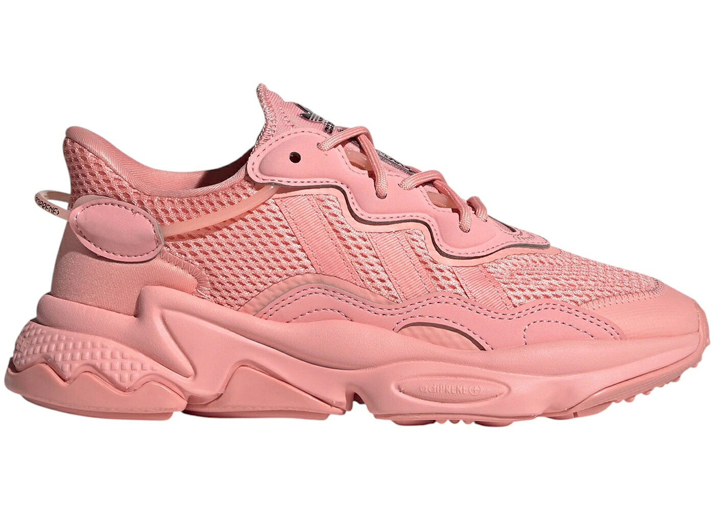 アディダス ピンク 黒色 ブラック ジュニア キッズ ADIDAS OZWEEGO SEMI PINK SPARK BLACK (GS) / SEMI PINK SPARK SEMI PINK SPARK ベビー マタニティ スニーカー｜スニケス