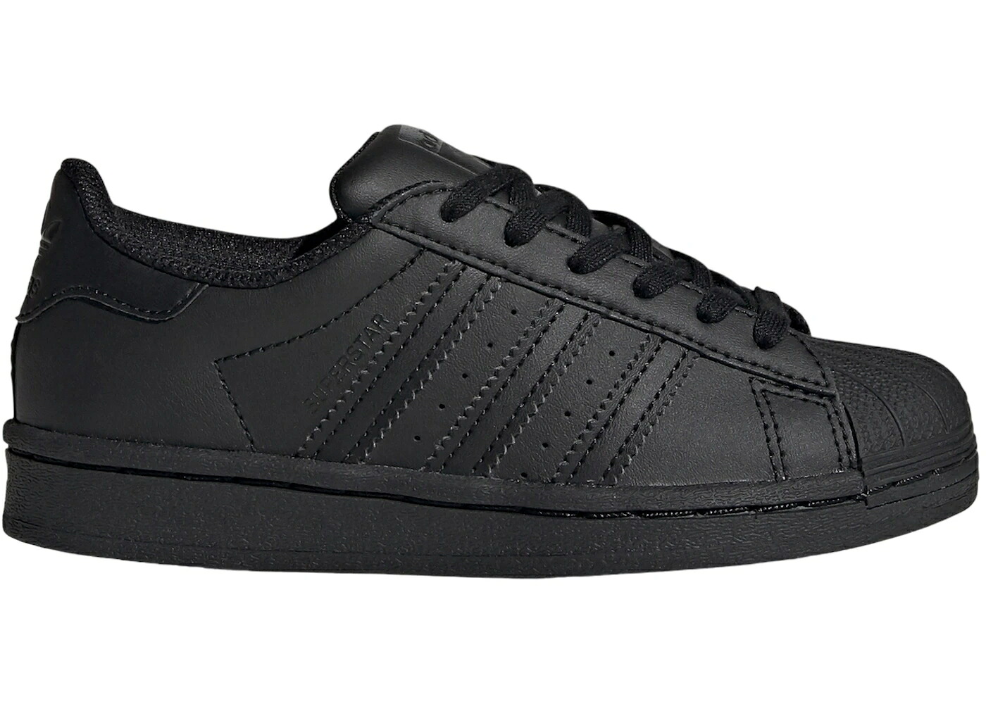 アディダス スーパースター コア 黒色 ブラック ジュニア キッズ ADIDAS SUPERSTAR CORE BLACK (PS) / CORE BLACK CORE BLACK CORE BLACK ベビー マタニティ スニーカー