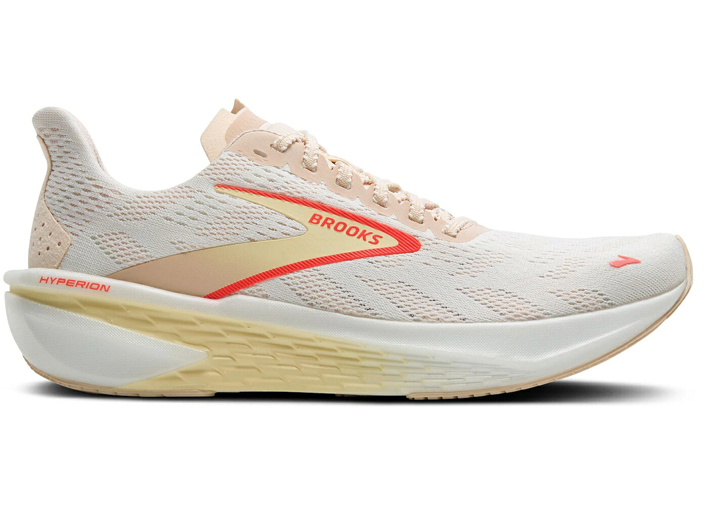 ブルックス 白色 ホワイト WOMEN'S スニーカー レディース BROOKS HYPERION 2 WHITE PEACH CORAL (WOMEN'S) / WHITE PEACH CORAL|スニケス