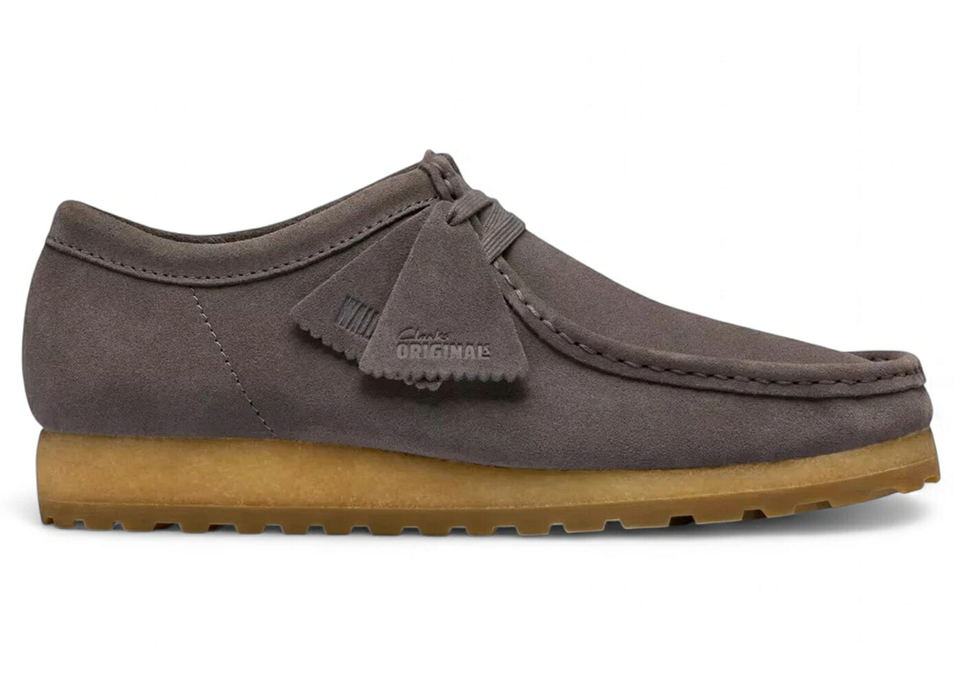 クラークス オリジナルス 灰色 グレー スエード スウェード スニーカー メンズ CLARKS ORIGINALS WALLABEE RB GREY SUEDE / GREY SUEDE