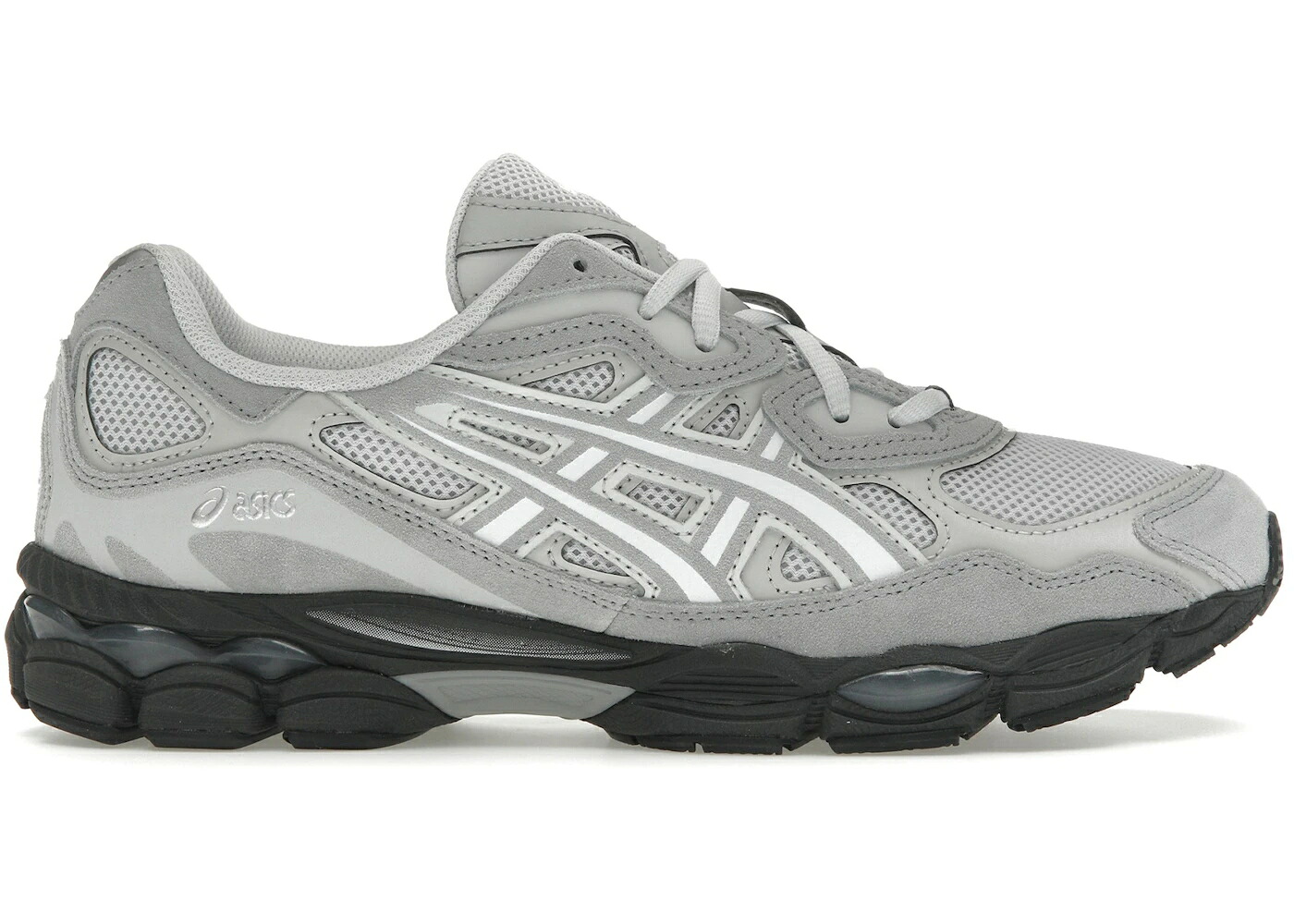アシックス 薄墨色 薄墨色 黒いこと 黒いこと ミッド スニーカー メンズ ASICS GEL-NYC GLACIER GREY BLACK / GLACIER GREY MID GREY メンズ靴-スニーカー