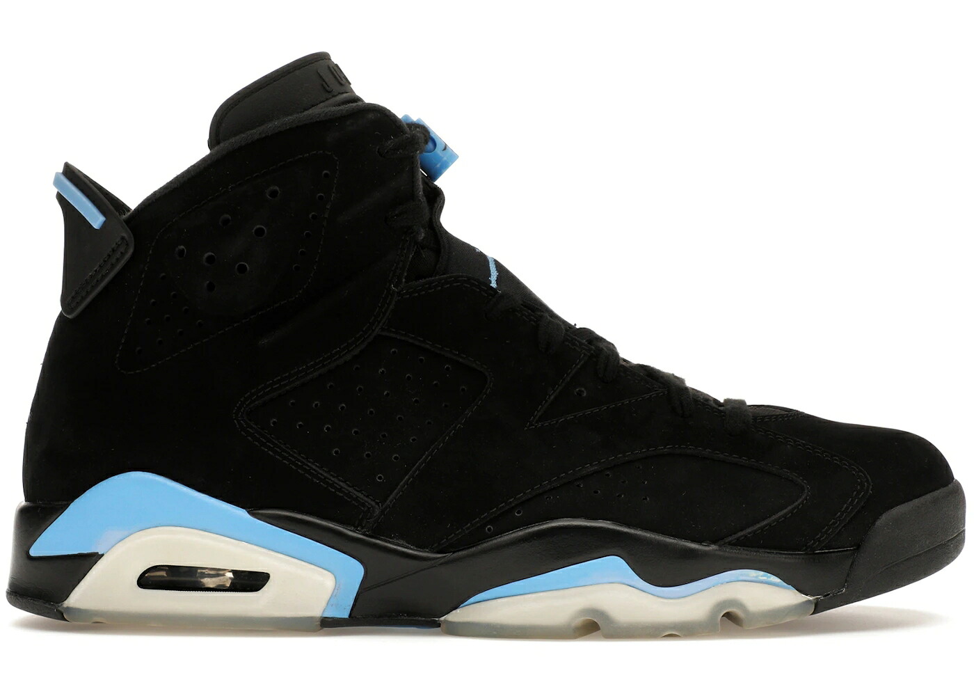 ナイキ ジョーダン 黒色 ブラック 青色 ブルー スニーカー メンズ JORDAN 6 RETRO UNC / BLACK UNIVERSITY BLUE