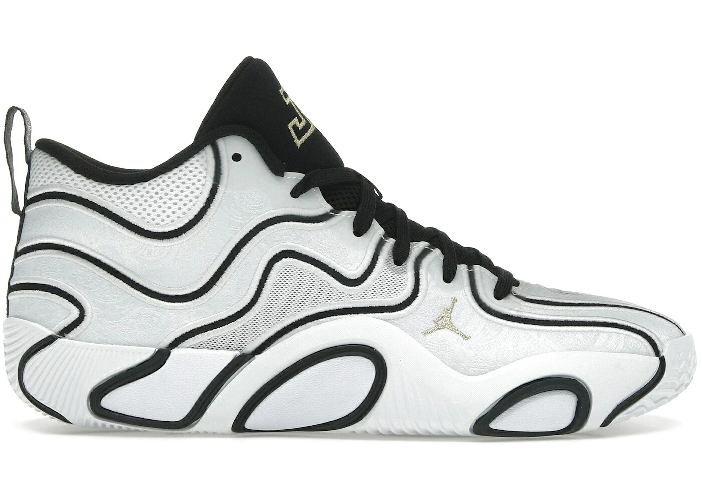 ナイキ ジョーダン ウォーク 白いこと 白いこと 黒いこと 黒いこと ゴールド スニーカー メンズ JORDAN TATUM 3 TUNNEL WALK / WHITE BLACK METALLIC GOLD