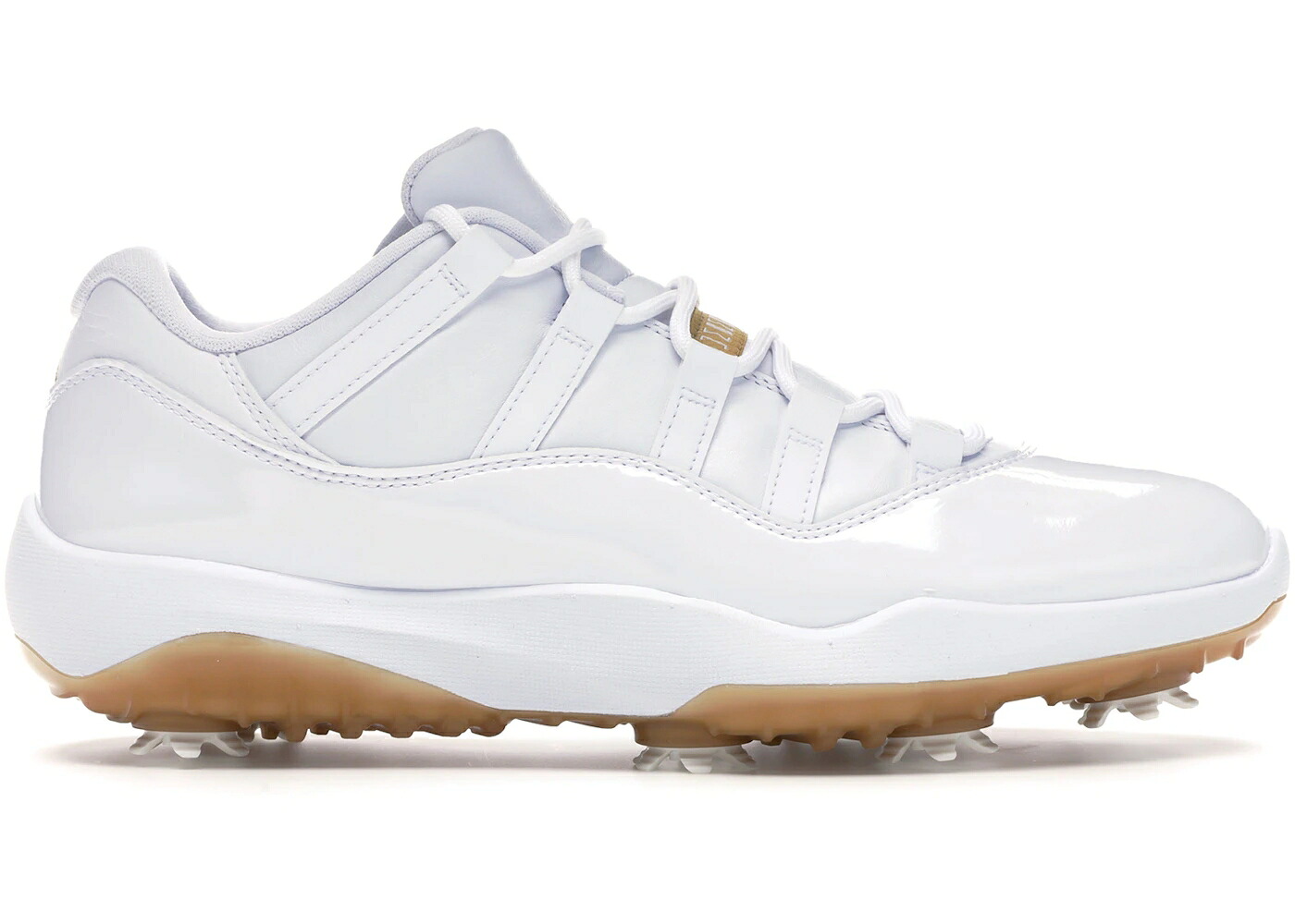 ナイキ ジョーダン ゴルフ 白色 ホワイト ゴールド スニーカー メンズ JORDAN 11 RETRO LOW GOLF WHITE METALLIC GOLD / WHITE METALLIC GOLD