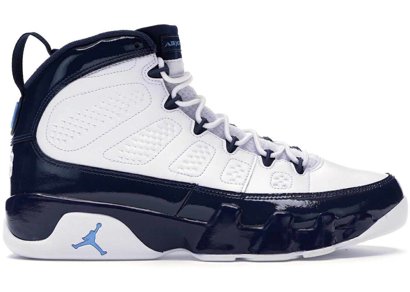 ナイキ ジョーダン パール 青み 青色 白いこと 白いこと スニーカー メンズ JORDAN 9 RETRO PEARL BLUE / WHITE UNIVERSITY BLUE MIDNIGHT