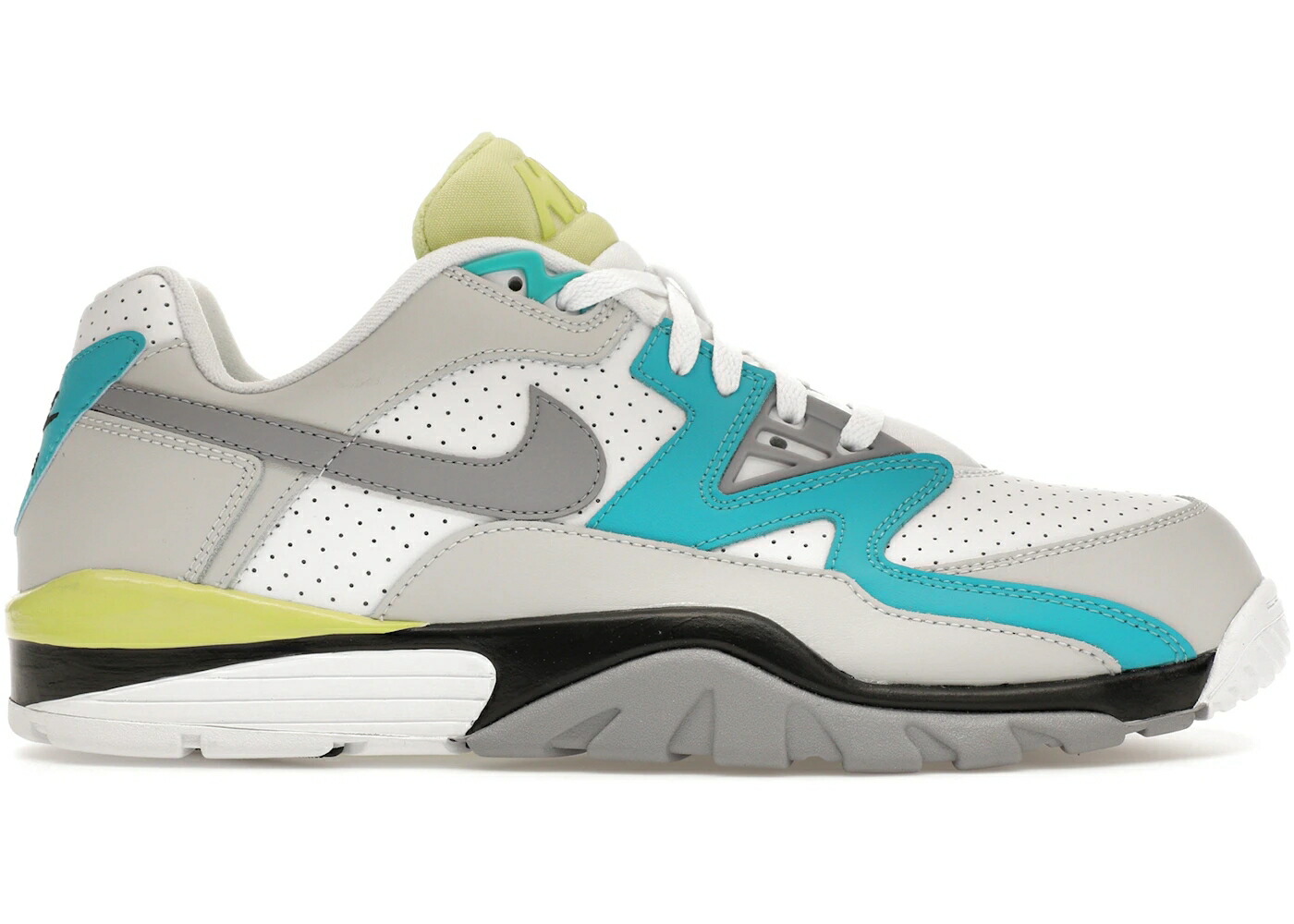 ナイキ トレーナー 白色 ホワイト 灰色 グレー スニーカー メンズ NIKE AIR CROSS TRAINER 3 LOW CITRON / WHITE NEUTRAL GREY TEAL NEBULA