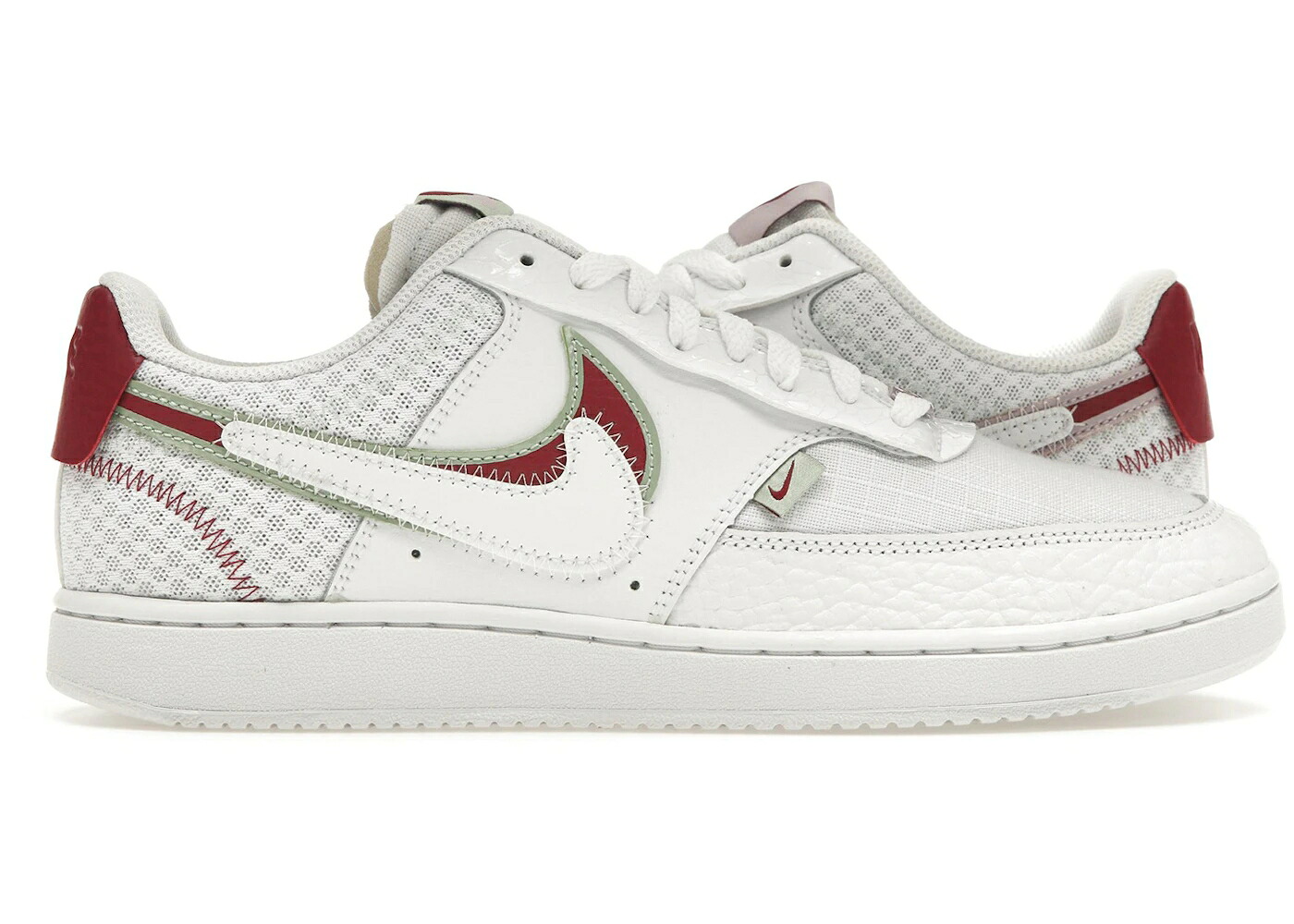 ナイキ 厚地の外套 割り増し金 白いこと 白いこと VALENTINE\u0027S WOMEN\u0027S スニーカー レディース NIKE COURT VISION LOW PREMIUM DAY (WOMEN\u0027S) / WHITE ICED LILAC PISTACHIO FROST