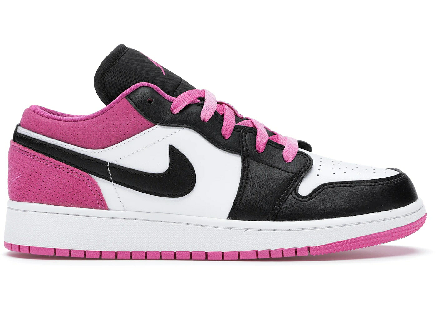 ナイキ ジョーダン 黒いこと 黒いこと 白いこと 白いこと 御坊っちゃん キッズ JORDAN 1 LOW BLACK ACTIVE FUCHSIA (GS) / BLACK ACTIVE FUCHSIA WHITE BLACK もの言う花 マタニティ スニーカー スニーカー-キッズ・ベビー・マタニティ-靴