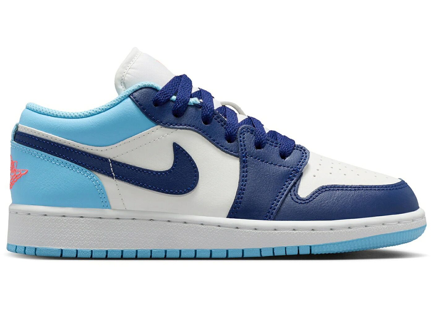 ナイキ ジョーダン 青色 ブルー ジュニア キッズ JORDAN 1 LOW SAIL BLUE CHILL (GS) / SAIL BLUE CHILL HOT LAVA BLUE ベビー マタニティ スニーカー|スニケス