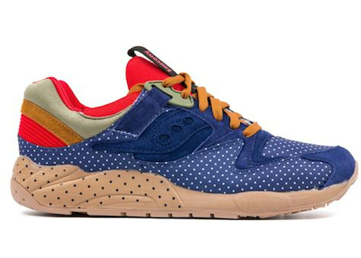 サッカニー 青色 ブルー スニーカー メンズ SAUCONY GRID 9000 BODEGA POLKA DOT PACK / BLUE TAN 64,790円