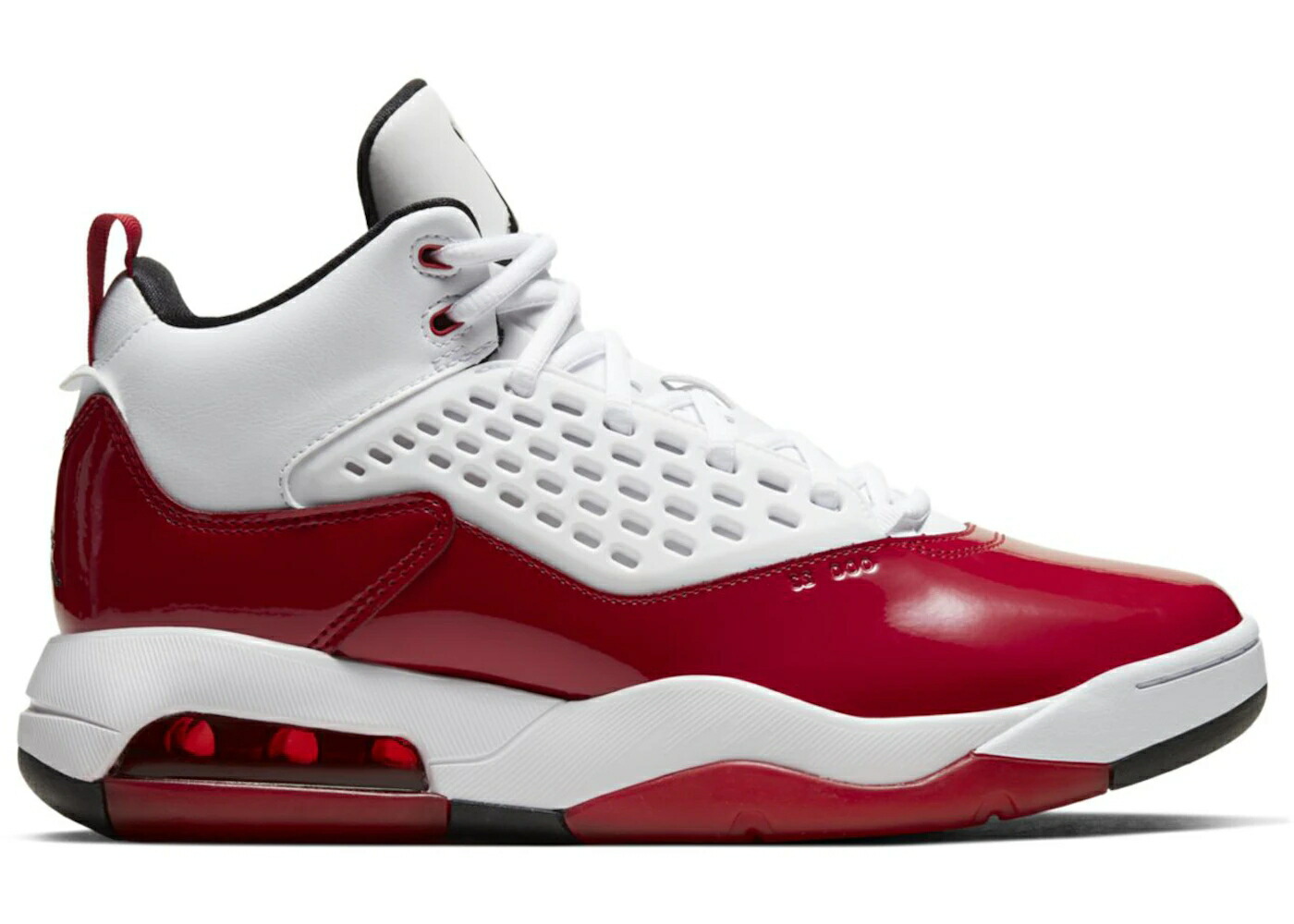 ナイキ ジョーダン 白色 ホワイト 赤 レッド 黒色 ブラック スニーカー メンズ JORDAN MAXIN 200 WHITE GYM RED / WHITE GYM RED BLACK