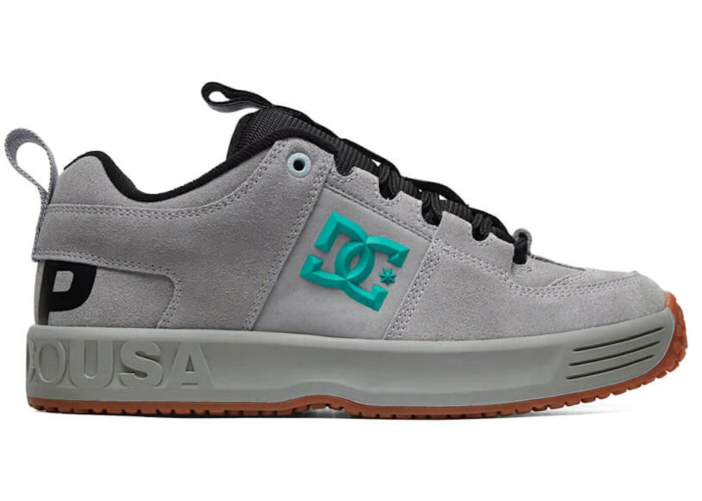 ディーシー シューズ ディーシー スニーカー 運動靴 灰色 グレー アクア ディーシースニーカー スニーカー メンズ DC SHOES DC LYNX OG FTP / GREY AQUA GUM