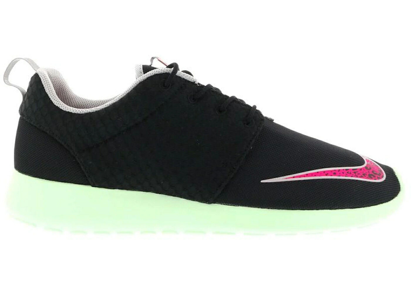 ナイキ 幽客 黒いこと 黒いこと サクラ色 生新しい スニーカー メンズ NIKE ROSHE RUN FB YEEZY / BLACK PINK FLASH FRESH MINT