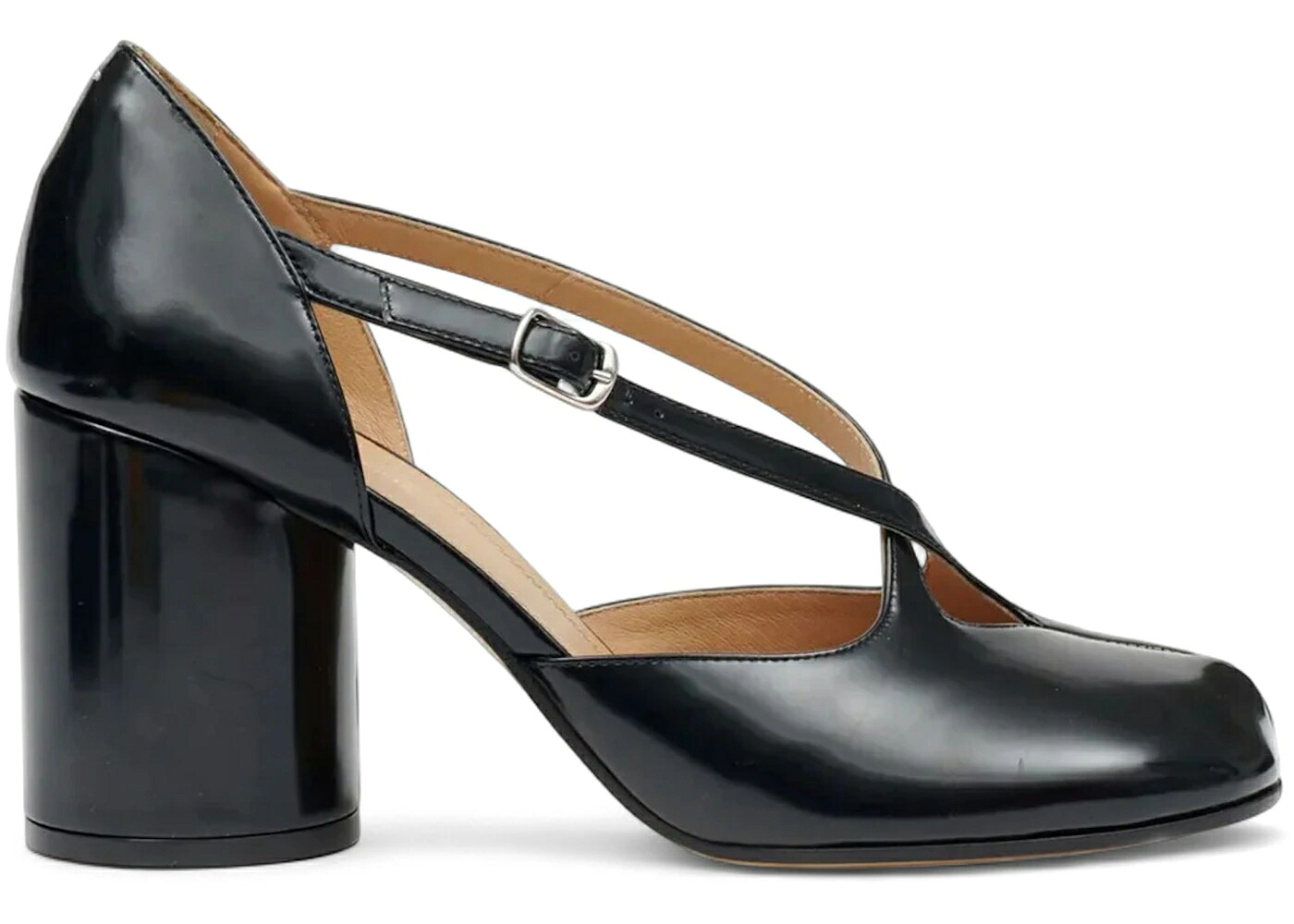 メゾンマルジェラ ポンプ ヒール 黒色 ブラック WOMEN'S スニーカー レディース MAISON MARGIELA MAISON MARGIELA TABI STRAPS PUMP HEEL BLACK (WOMEN'S) /