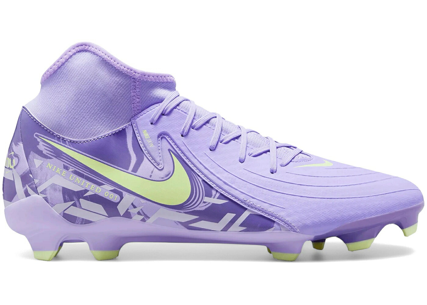 ナイキ 翰林院 ユナイテッド 紫 パープル スニーカー メンズ NIKE PHANTOM LUNA 2 ACADEMY FG/MG UNITED PACK / PURPLE AGATE BARELY VOLT
