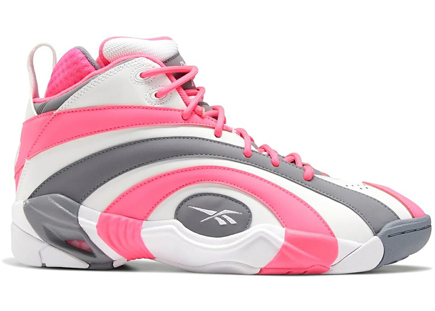 リーボック シャックノーシス ピンク 白色 ホワイト 灰色 グレー スニーカー メンズ REEBOK SHAQNOSIS SOLAR PINK / WHITE SOLAR PINK SKULL GREY