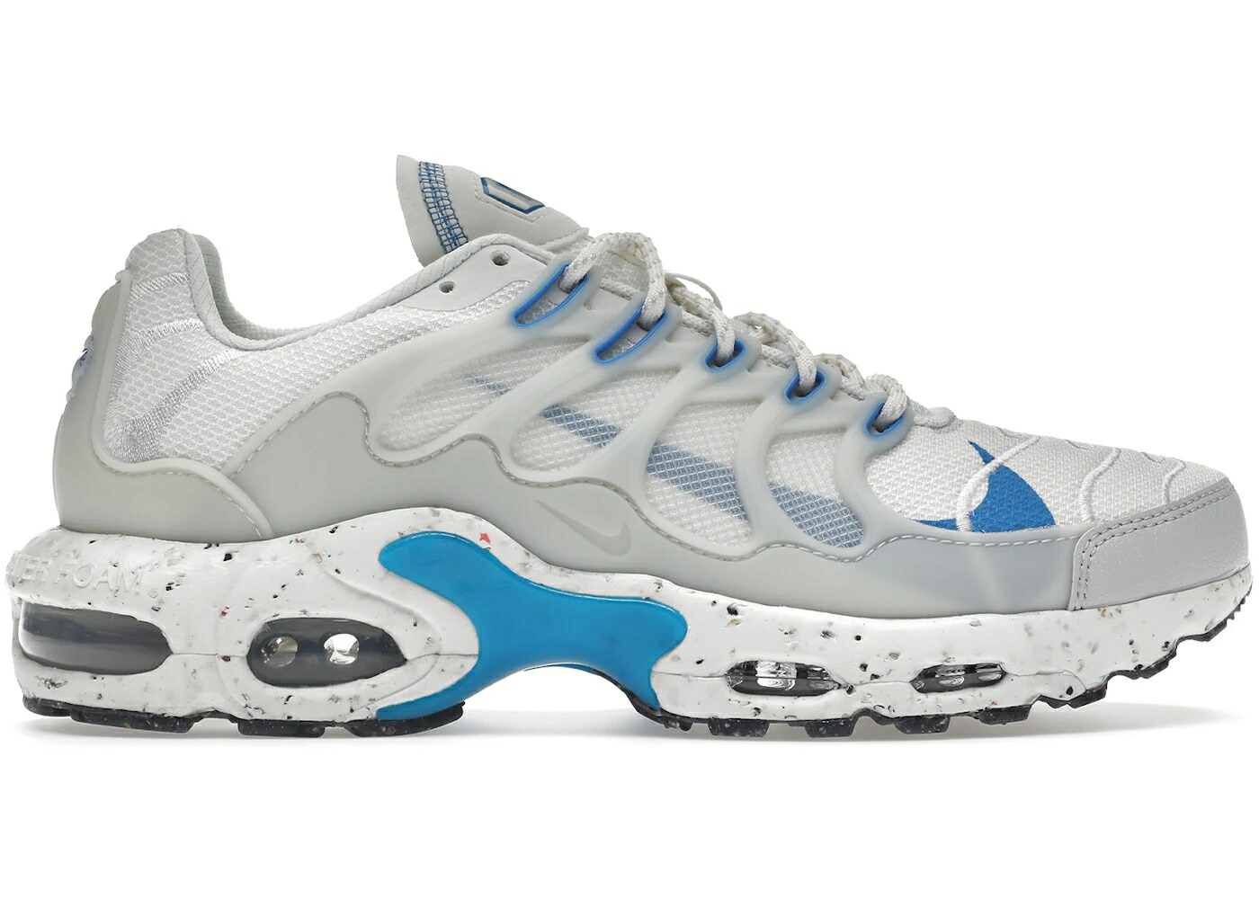 ナイキ マックス 白色 ホワイト ピュア プラチナム 青色 ブルー エアマックス スニーカー メンズ NIKE AIR MAX TERRASCAPE PLUS WHITE PURE PLATINUM BLUE / WHITE PURE PLATINUM WHITE