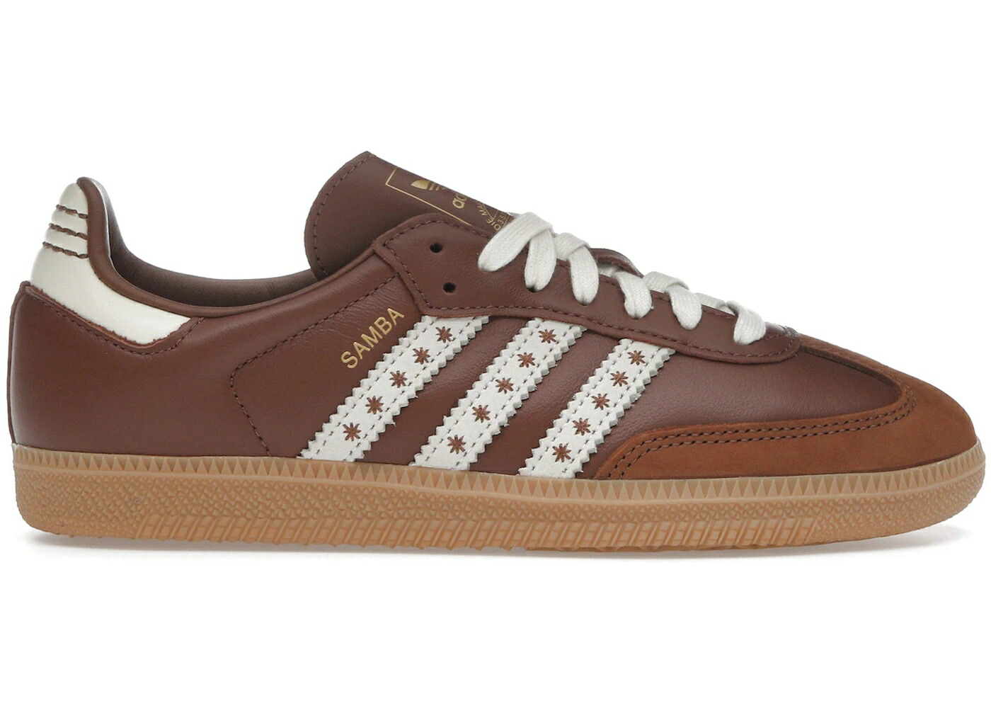 アディダス サンバ 茶色 ブラウン クリーム 白色 ホワイト WOMEN'S スニーカー レディース ADIDAS SAMBA OG PRELOVED BROWN (WOMEN'S) / PRELOVED BROWN CREAM WHITE