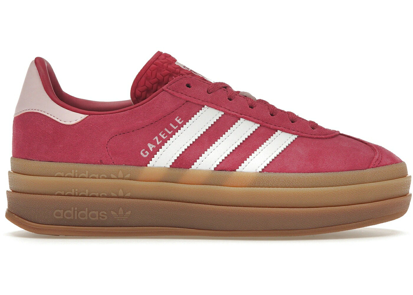 アディダス ガゼル ワイルド サクラ色 白いこと 白いこと スニーカー レディース ADIDAS GAZELLE BOLD WILD PINK (WOMENS) / WILD PINK CLOUD WHITE CLEAR PINK