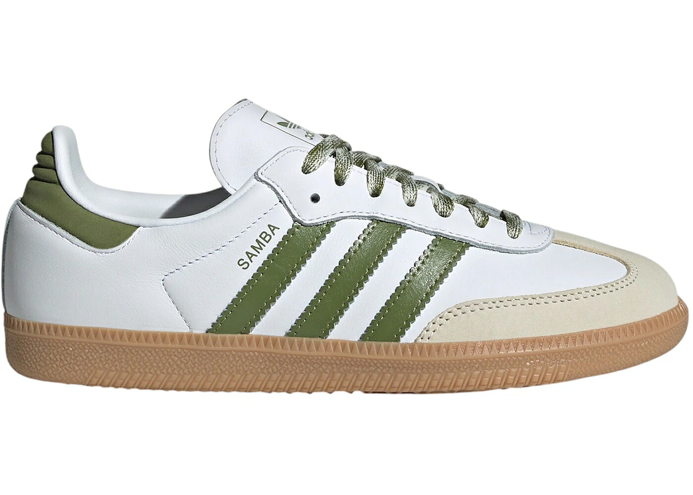アディダス サンバ 白いこと 白いこと テック オリーブ WOMEN\u0027S スニーカー レディース ADIDAS SAMBA OG CLOUD WHITE TECH OLIVE GUM (WOMEN\u0027S) / CLOUD WHITE TECH OLIVE GUM