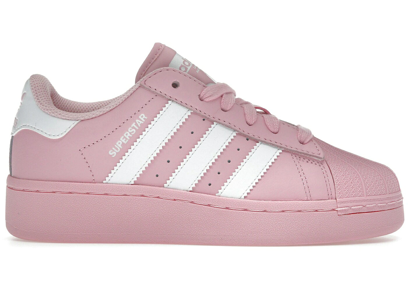 アディダス はやりっ子 サクラ色 白いこと 白いこと WOMEN\u0027S スニーカー レディース ADIDAS SUPERSTAR XLG TRUE PINK (WOMEN\u0027S) / TRUE PINK CLOUD WHITE TRUE PINK