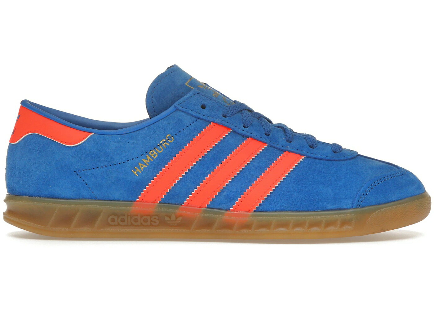 アディダス 青碧 青碧 橙 オレンジ色 WOMEN\u0027S スニーカー レディース ADIDAS HAMBURG BLUE BIRD SOLAR ORANGE (WOMEN\u0027S) / BLUE BIRD SOLAR ORANGE GUM