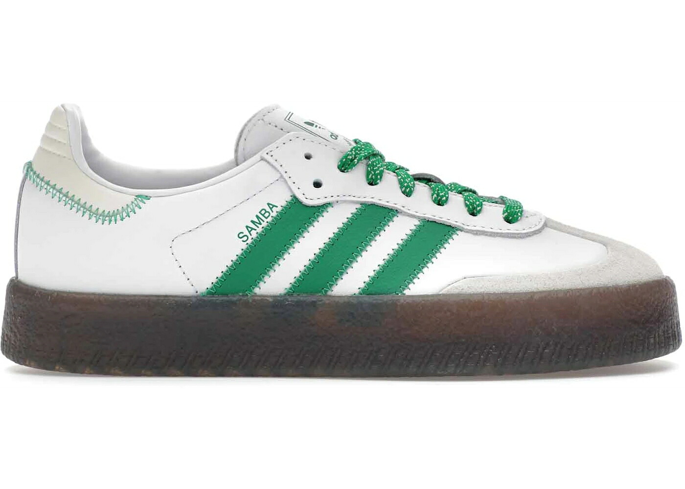 アディダス 白いこと 白いこと 緑 緑であること WOMEN\u0027S スニーカー レディース ADIDAS SAMBAE CLOUD WHITE GREEN (WOMEN\u0027S) / CLOUD WHITE GREEN OFF WHITE