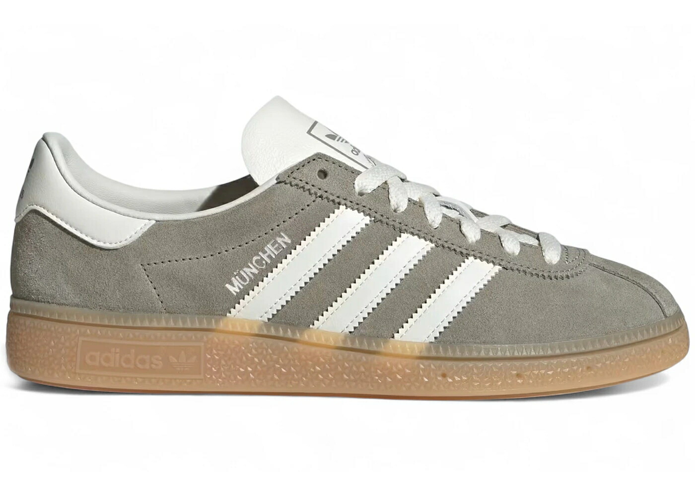 アディダス 銀色 シルバー 白色 ホワイト WOMEN スニーカー レディース ADIDAS MUENCHEN SILVER PEBBLE OFF WHITE GUM (WOMEN) / SILVER PEBBLE OFF WHITE SILVER