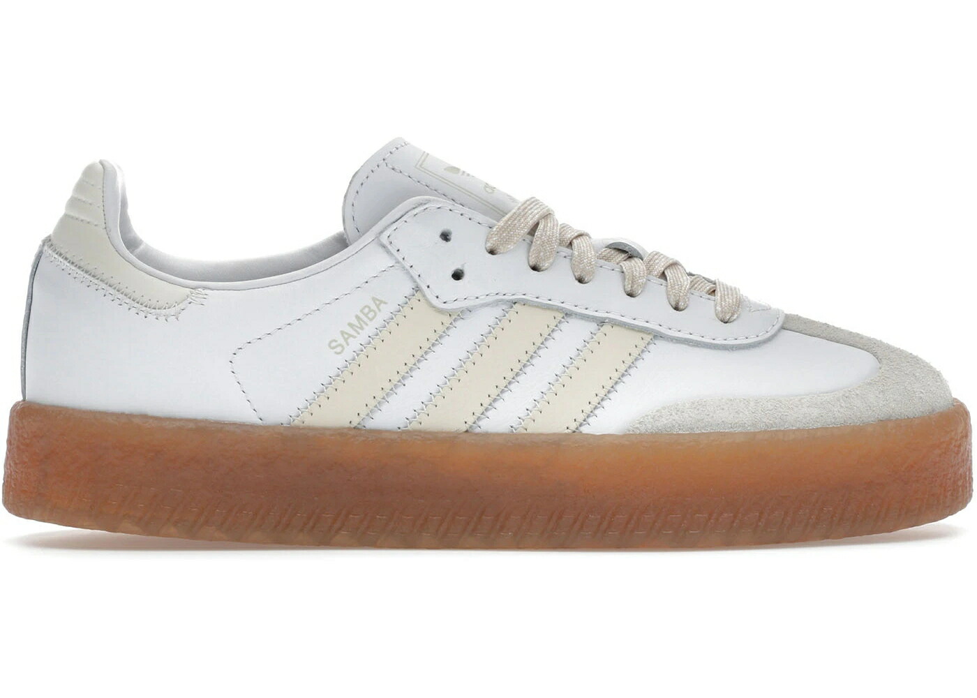 アディダス ベージュ 白いこと 白いこと WOMEN\u0027S スニーカー レディース ADIDAS SAMBAE BEIGE (WOMEN\u0027S) / BEIGE WHITE GUM