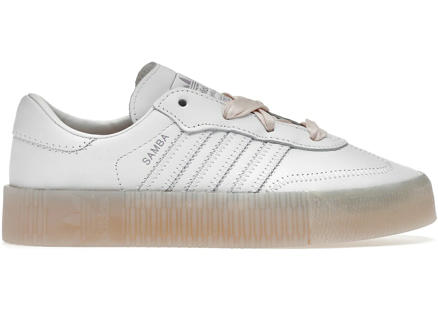 アディダス 白いこと 白いこと サクラ色 WOMEN\u0027S スニーカー レディース ADIDAS SAMBAROSE WHITE HALO PINK (WOMEN\u0027S) / FOOTWEAR WHITE FOOTWEAR WHITE