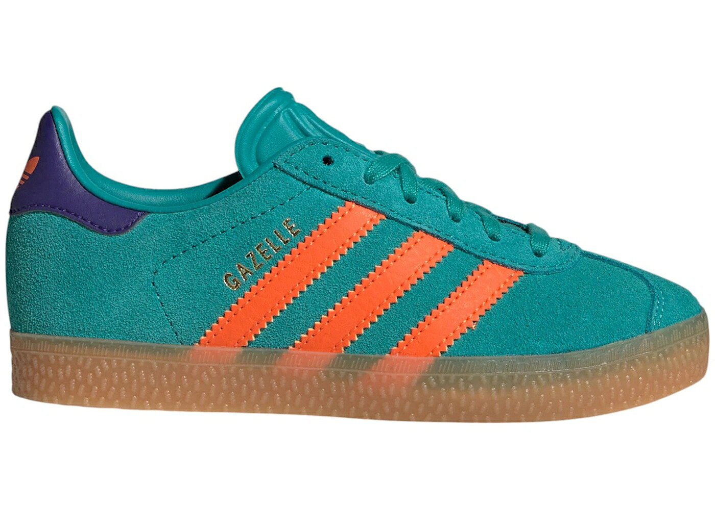 アディダス ガゼル 純然たる 差しひびき 橙 オレンジ色 紫 パープル お坊っちゃん キッズ ADIDAS GAZELLE PURE TEAL IMPACT ORANGE COLLEGIATE PURPLE (なおなお書き) / PURE TEAL IMPACT ORANGE もの言う花 マタニティ スニーカー