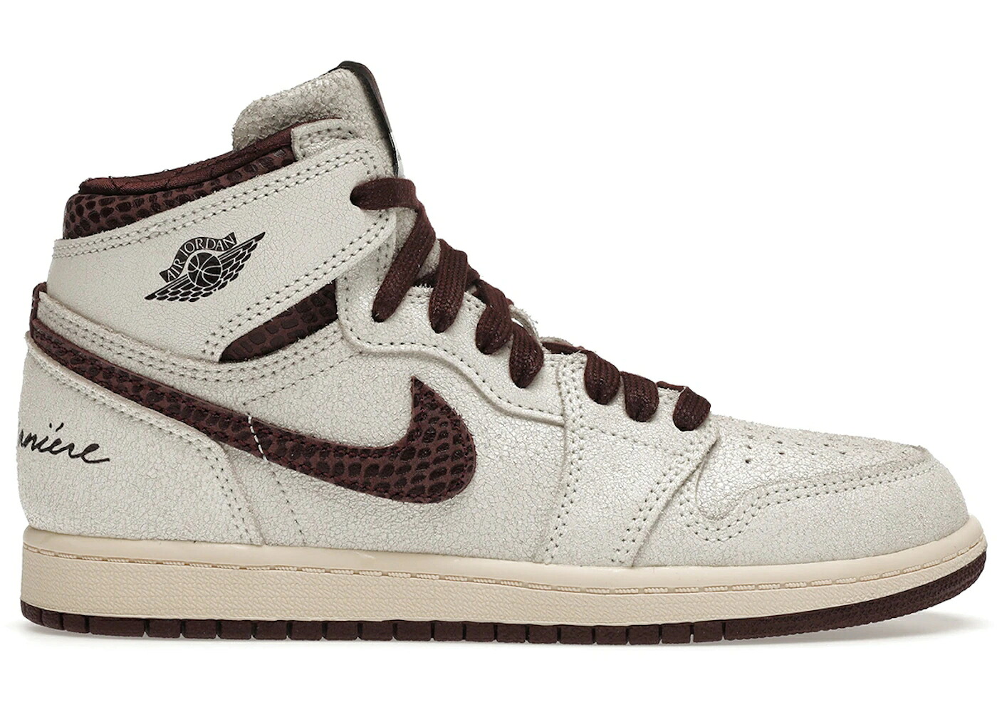ナイキ ジョーダン ハイ ワイン色 バーガンディー ジュニア キッズ JORDAN 1 RETRO HIGH OG A MA MANI RE (PS) / SAIL BURGUNDY CRUSH ベビー マタニティ スニーカー