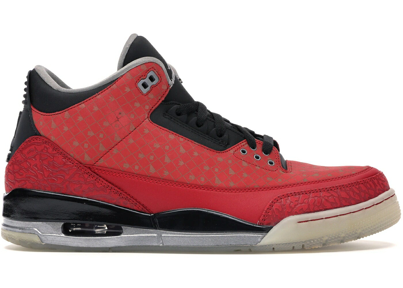 ナイキ ジョーダン 赤 レッド 銀色 シルバー スニーカー メンズ JORDAN 3 RETRO DOERNBECHER (2013) / VARSITY RED METALLIC SILVER