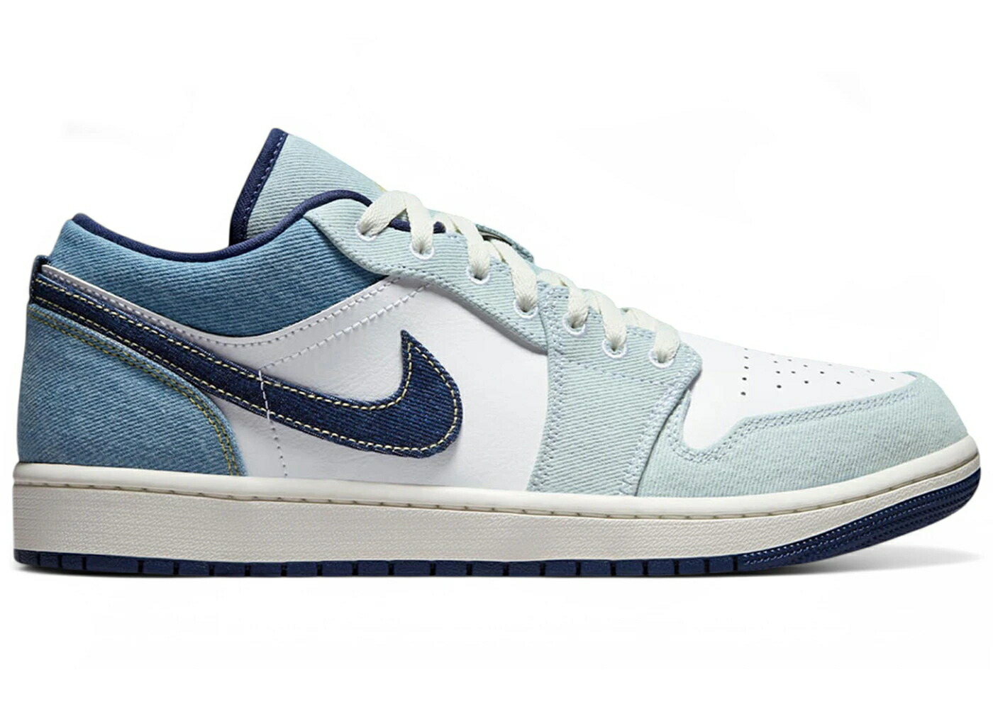 ナイキ ジョーダン ジーンズ 青味 青み 白いこと 白いこと スニーカー メンズ JORDAN 1 LOW SE DENIM STAR BLUE / WHITE SAIL STAR BLUE MIDNIGHT