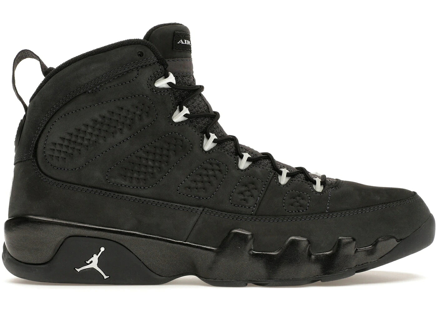 ナイキ ジョーダン 黒色 ブラック 白色 ホワイト スニーカー メンズ JORDAN 9 RETRO ANTHRACITE / ANTHRACITE BLACK WHITE