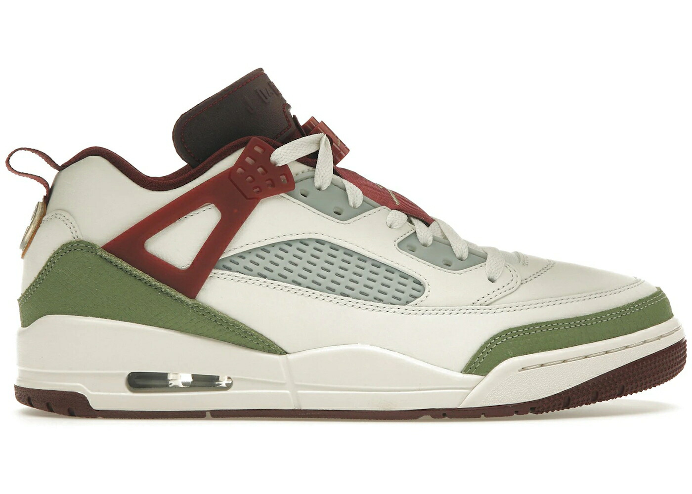 ナイキ ジョーダン 緑 緑であること 野球クラブ 赤 赤いこと スニーカー メンズ JORDAN SPIZIKE LOW CHINESE NEW YEAR (2024) / SAIL OIL GREEN DARK TEAM RED