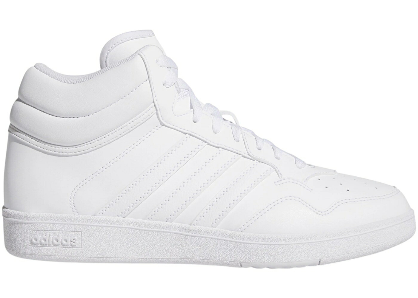 アディダス ミッド 白色 ホワイト 黒色 ブラック コア 4.0 スニーカー メンズ ADIDAS HOOPS MID CLOUD WHITE BLACK / CLOUD WHITE CLOUD WHITE CORE