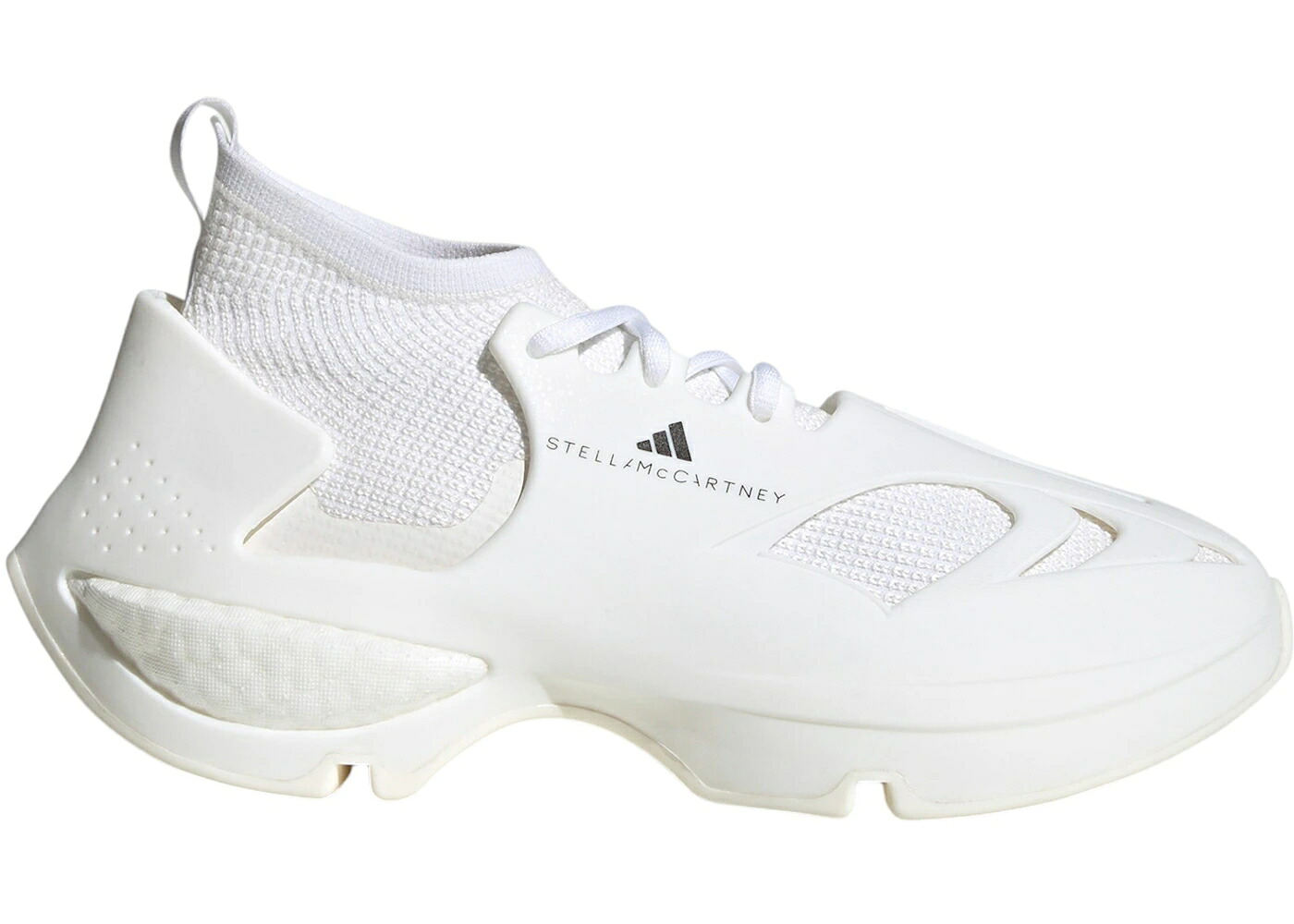 アディダス ラン 白色 ホワイト 黒色 ブラック コア スニーカー メンズ ADIDAS SPORTSWEAR RUN BY STELLA MCCARTNEY WHITE BLACK / CLOUD WHITE CORE BLACK CLOUD