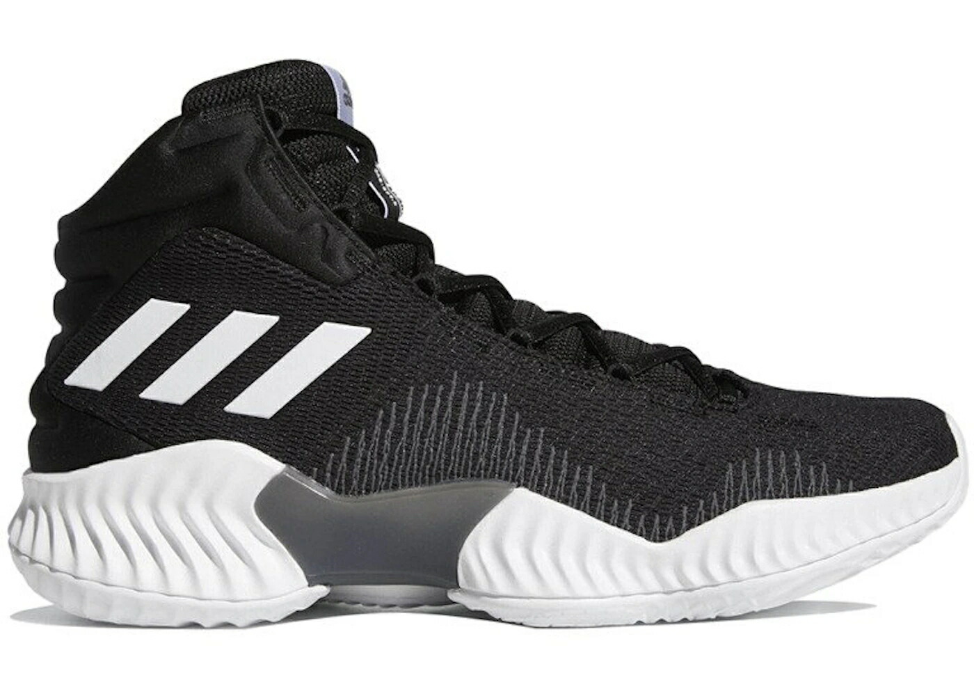 アディダス プロ バウンス コア 黒色 ブラック 白色 ホワイト プロバウンス スニーカー メンズ ADIDAS PRO BOUNCE 2018 CORE BLACK / CORE BLACK FOOTWEAR WHITE CORE|スニケス