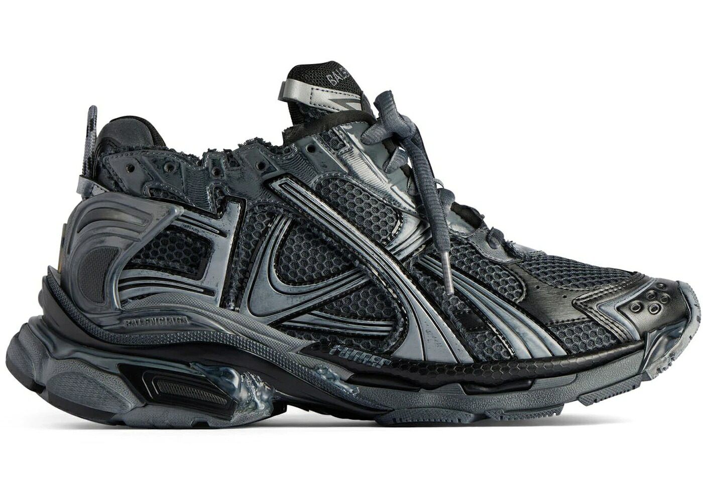 バレンシアガ 灰色 グレー スニーカー メンズ BALENCIAGA RUNNER DARK GREY / DARK GREY｜スニケス